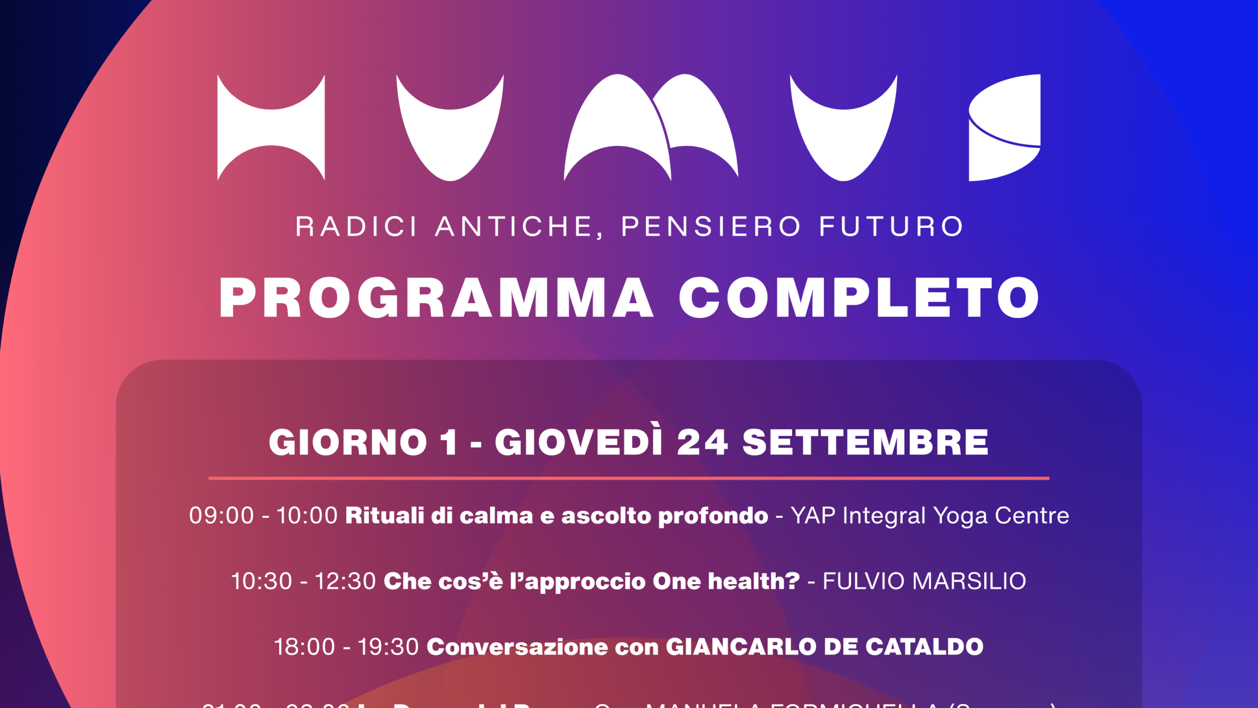 Seconda edizione di Humus, tre giorni di riflessione e spettacolo alla Sala Ipogea