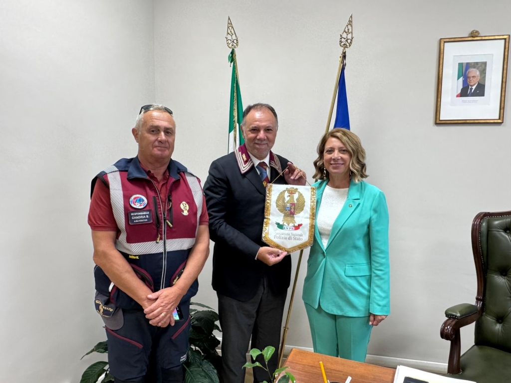 Il Prefetto Mariano riceve la sezione teramana dell’Associazione Nazionale Polizia di Stato