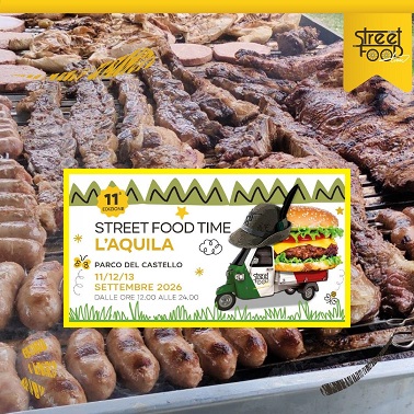 Street Food Time 2026, tre giorni di sapori al Parco del Castello