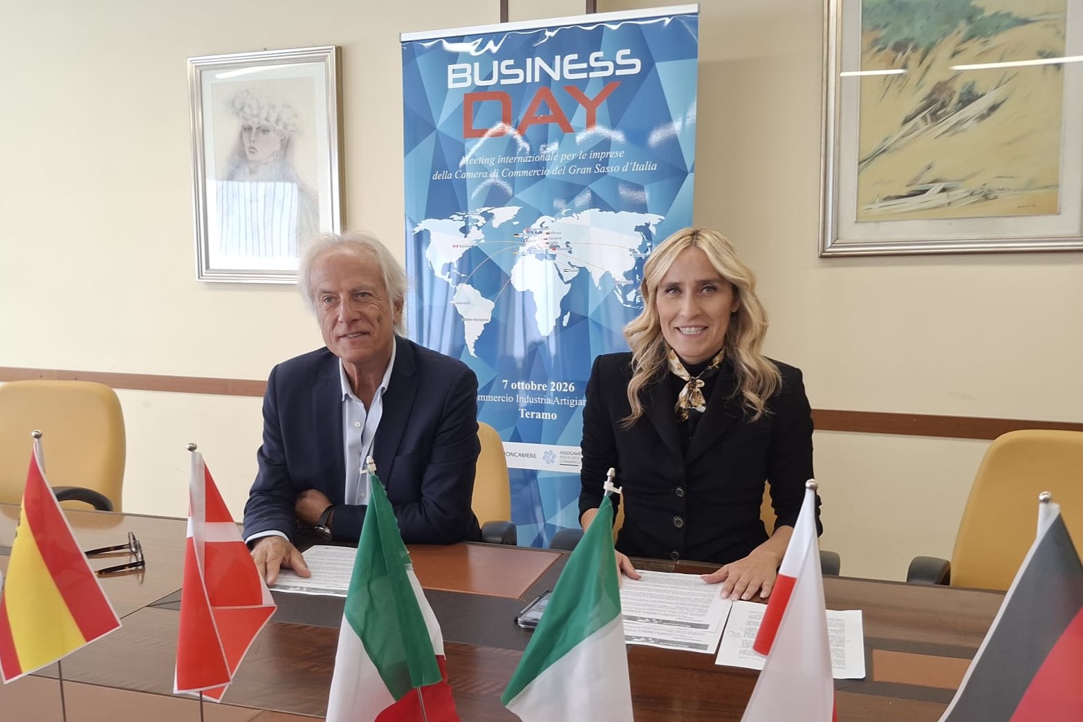 Espandere l’influenza delle imprese territoriali nel mondo: E’ l’obiettivo del “Business Day” che si terrà a Teramo il 7 ottobre con 14 rappresentanti di Paesi esteri